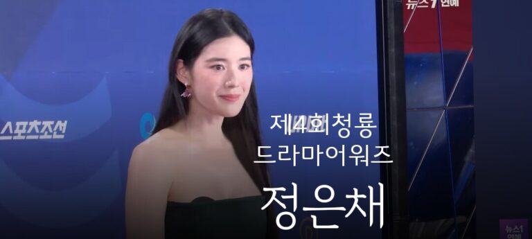2025년 제4회 청룡영화제 여배우 정은채 레드카펫 드레스
